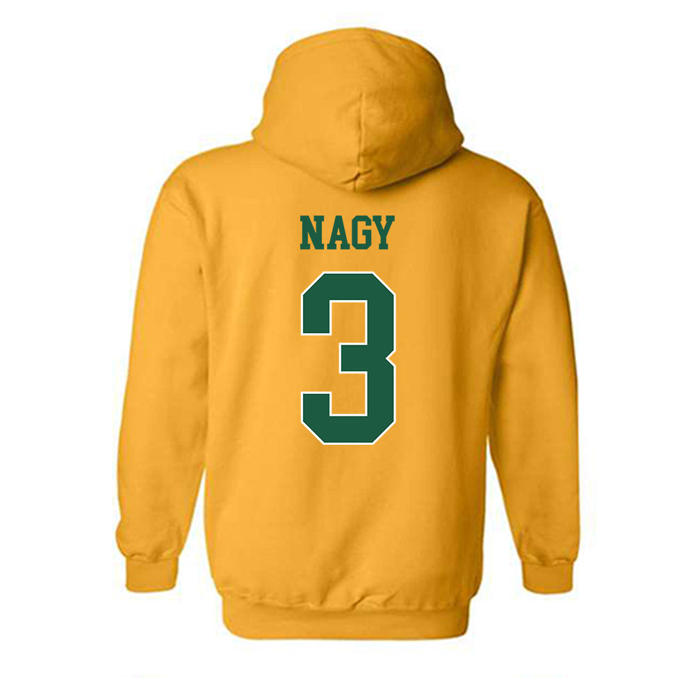 USFCA - NCAA Baseball : Zach Nagy - Classic Shersey Hooded Sweatshirt-1