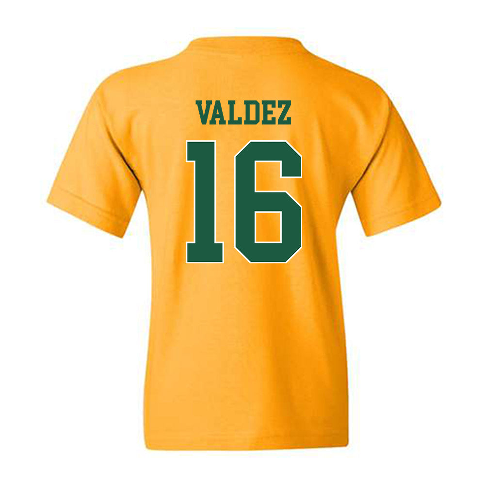 USFCA - NCAA Baseball : Adrian Valdez - Classic Shersey Youth T-Shirt-1