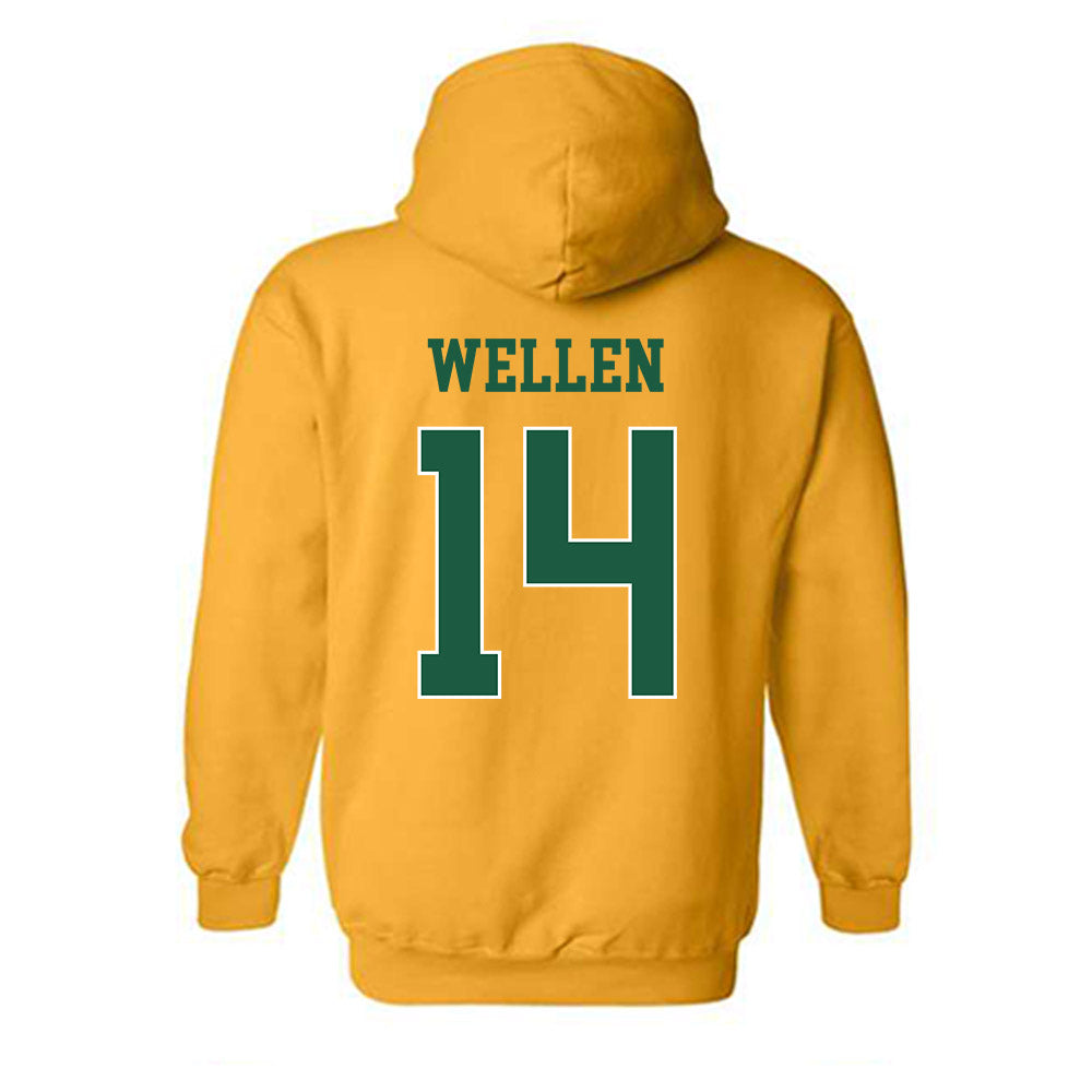 USFCA - NCAA Baseball : Braden Wellen - Classic Shersey Hooded Sweatshirt-1