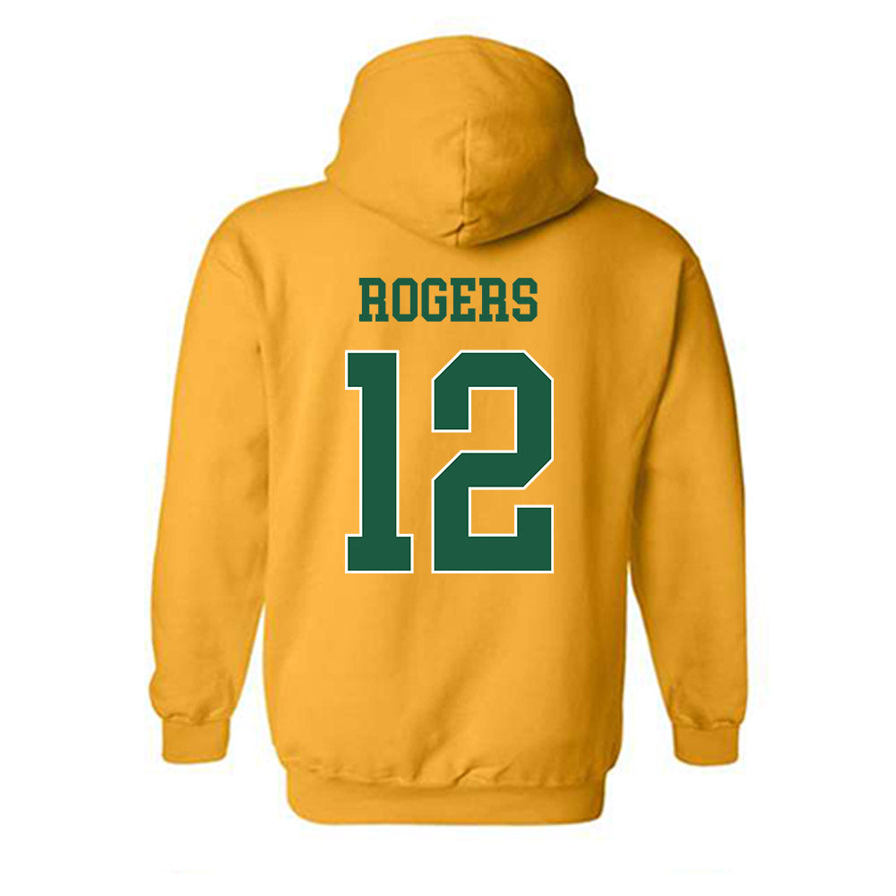 USFCA - NCAA Baseball : TJ Rogers - Classic Shersey Hooded Sweatshirt-1