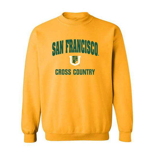 USFCA - NCAA Men's Cross Country : Jack Olney - Classic Shersey Crewneck Sweatshirt-0
