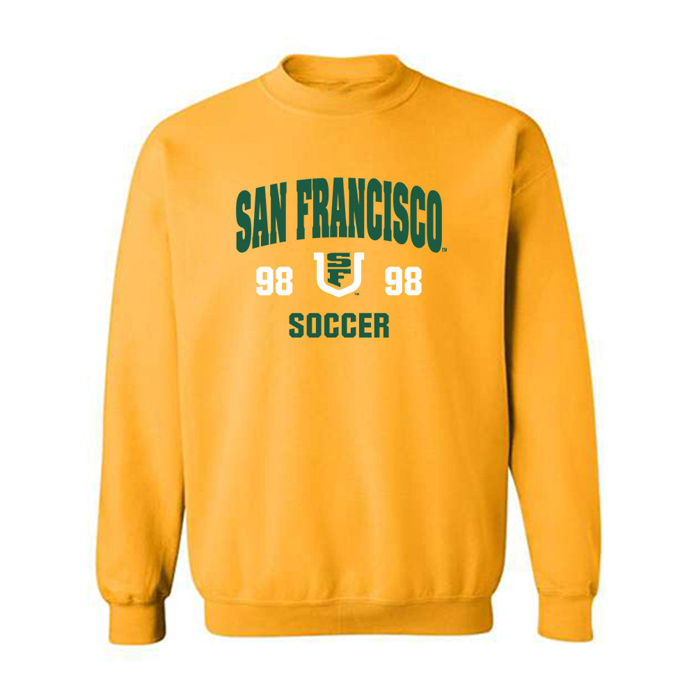 USFCA - NCAA Men's Soccer : David Raphael - Classic Shersey Crewneck Sweatshirt-0