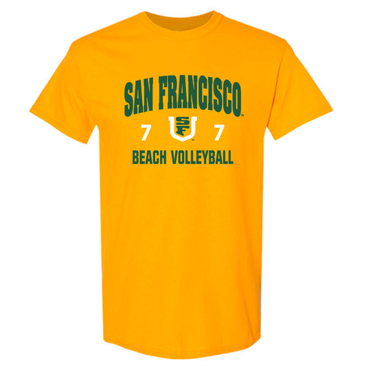 USFCA - NCAA Beach Volleyball : Scarlett McClung - Classic Shersey T-Shirt-0