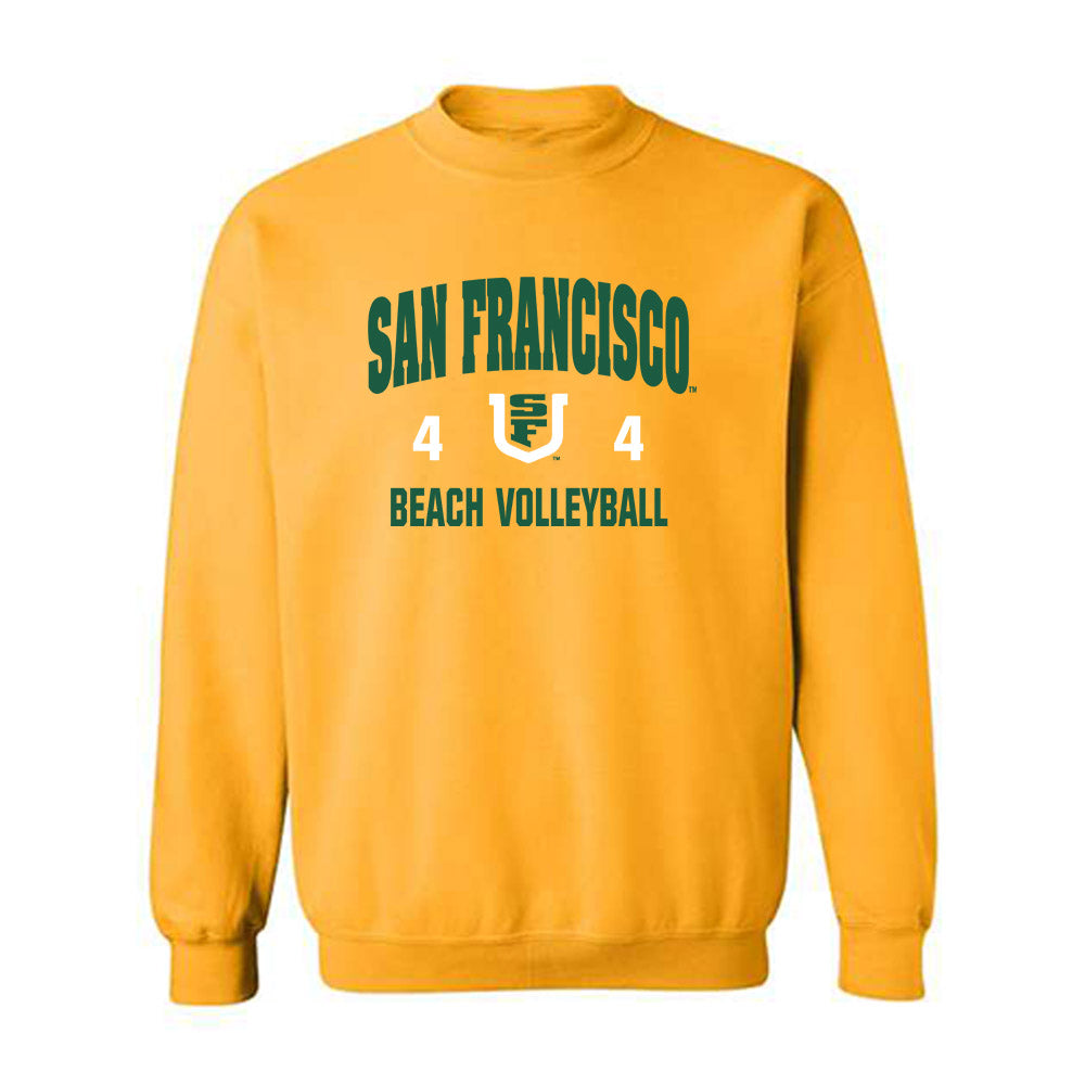 USFCA - NCAA Beach Volleyball : Makenzie Holden - Classic Shersey Crewneck Sweatshirt-0