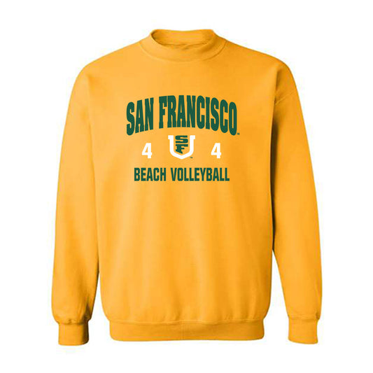 USFCA - NCAA Beach Volleyball : Makenzie Holden - Classic Shersey Crewneck Sweatshirt-0