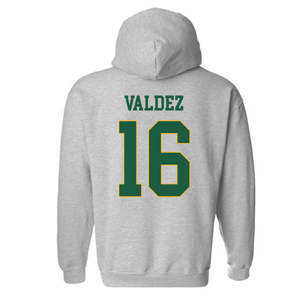 USFCA - NCAA Baseball : Adrian Valdez - Classic Shersey Hooded Sweatshirt-1