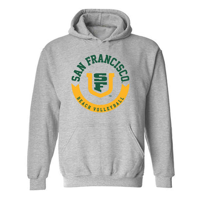 USFCA - NCAA Beach Volleyball : Scarlett McClung - Classic Shersey Hooded Sweatshirt-0