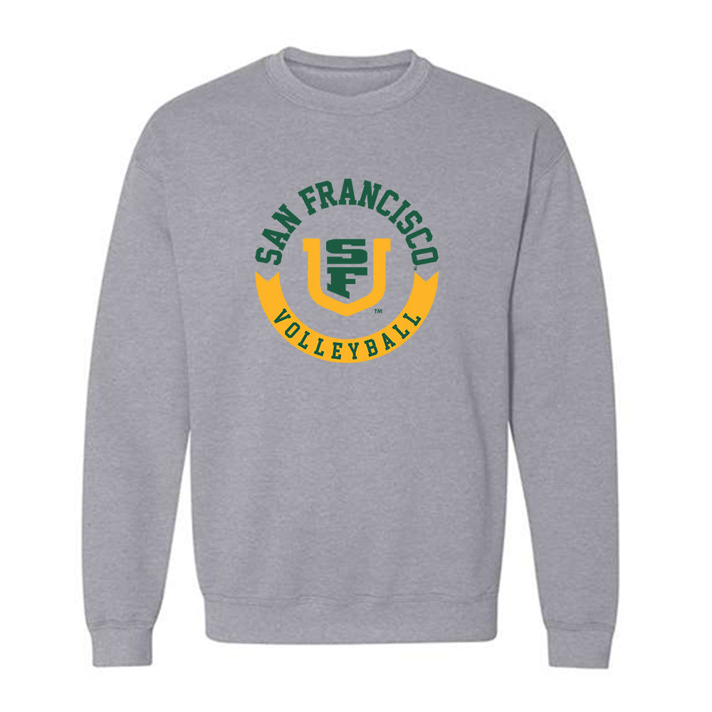 USFCA - NCAA Women's Volleyball : Madison McPherson - Classic Shersey Crewneck Sweatshirt-0