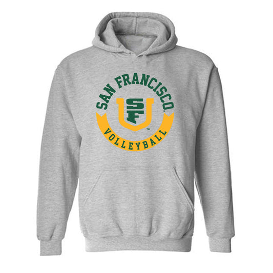 USFCA - NCAA Women's Volleyball : Anica Bobic - Classic Shersey Hooded Sweatshirt-0