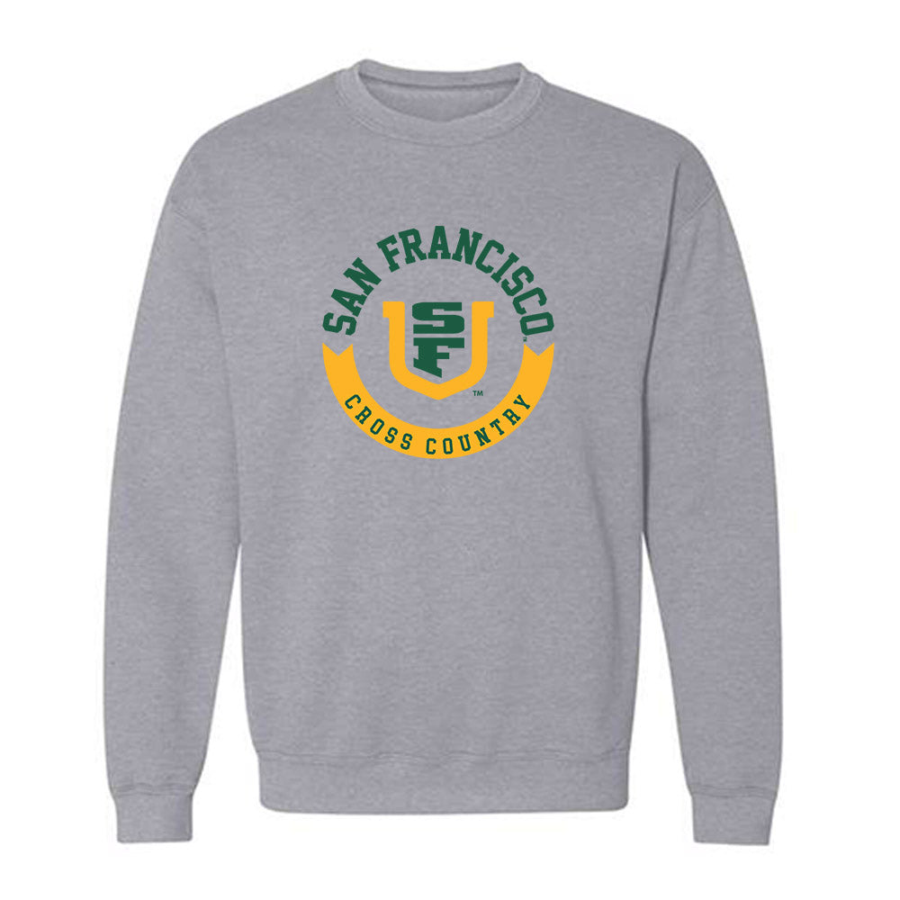 USFCA - NCAA Men's Cross Country : Enzo Queirolo - Classic Shersey Crewneck Sweatshirt-0