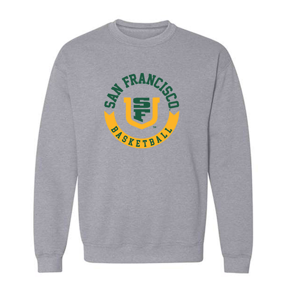 USFCA - NCAA Men's Basketball : Vukasin Masic - Classic Shersey Crewneck Sweatshirt-0
