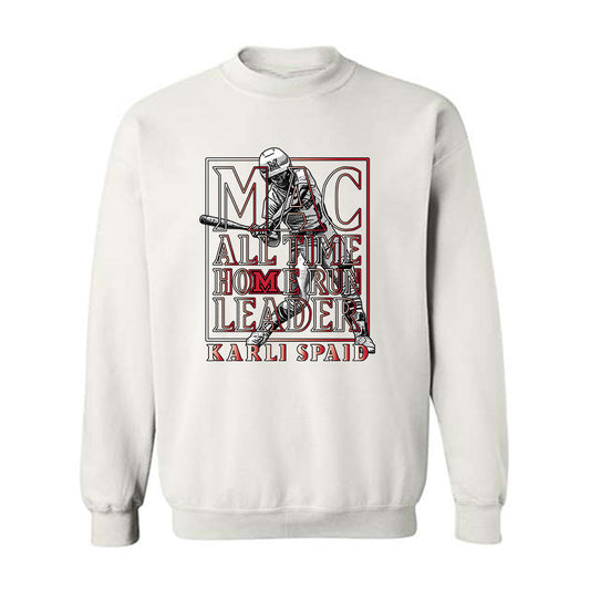 Miami of Ohio - Softball Alumni : Karli Spaid -  Individual Caricature Crewneck Sweatshirt