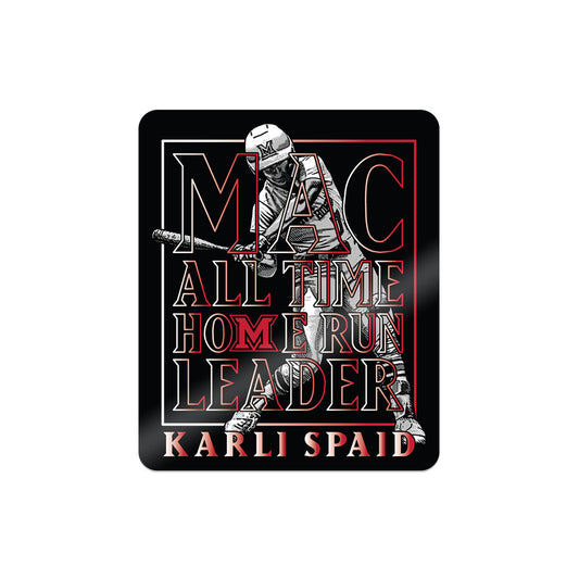 Miami of Ohio - Softball Alumni : Karli Spaid -  Individual Caricature Sticker