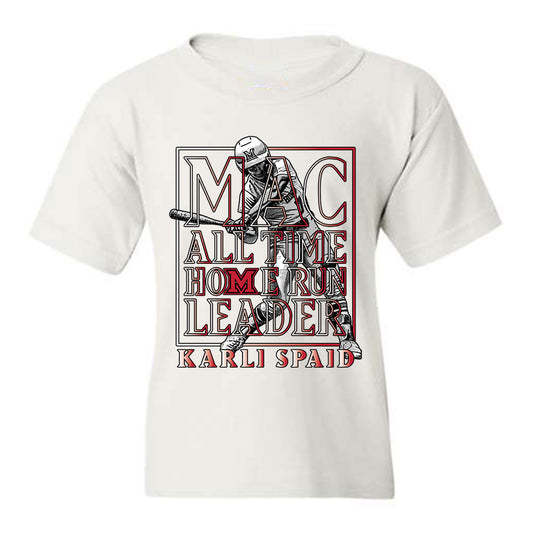 Miami of Ohio - Softball Alumni : Karli Spaid -  Individual Caricature Youth T-Shirt