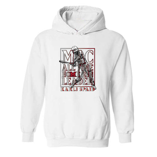 Miami of Ohio - Softball Alumni : Karli Spaid -  Individual Caricature Hooded Sweatshirt