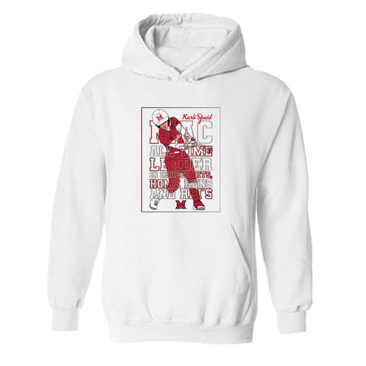 Miami of Ohio - Softball Alumni : Karli Spaid -  Individual Caricature Hooded Sweatshirt
