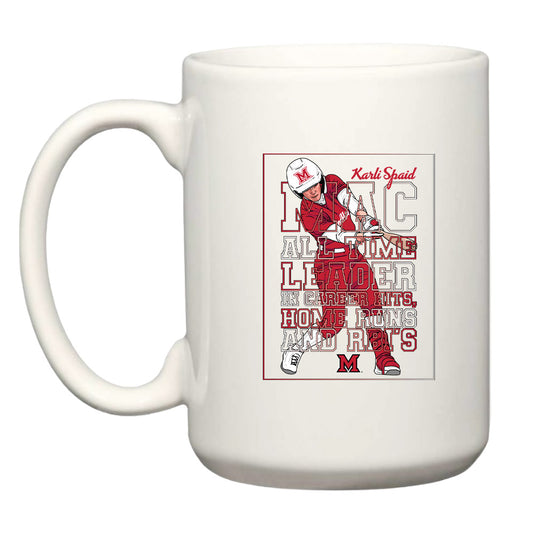 Miami of Ohio - Softball Alumni : Karli Spaid - Individual Caricature Coffee Mug