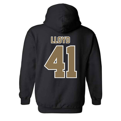Bryant - NCAA Men's Lacrosse : Kijana Lloyd - Classic Shersey Hooded Sweatshirt-1