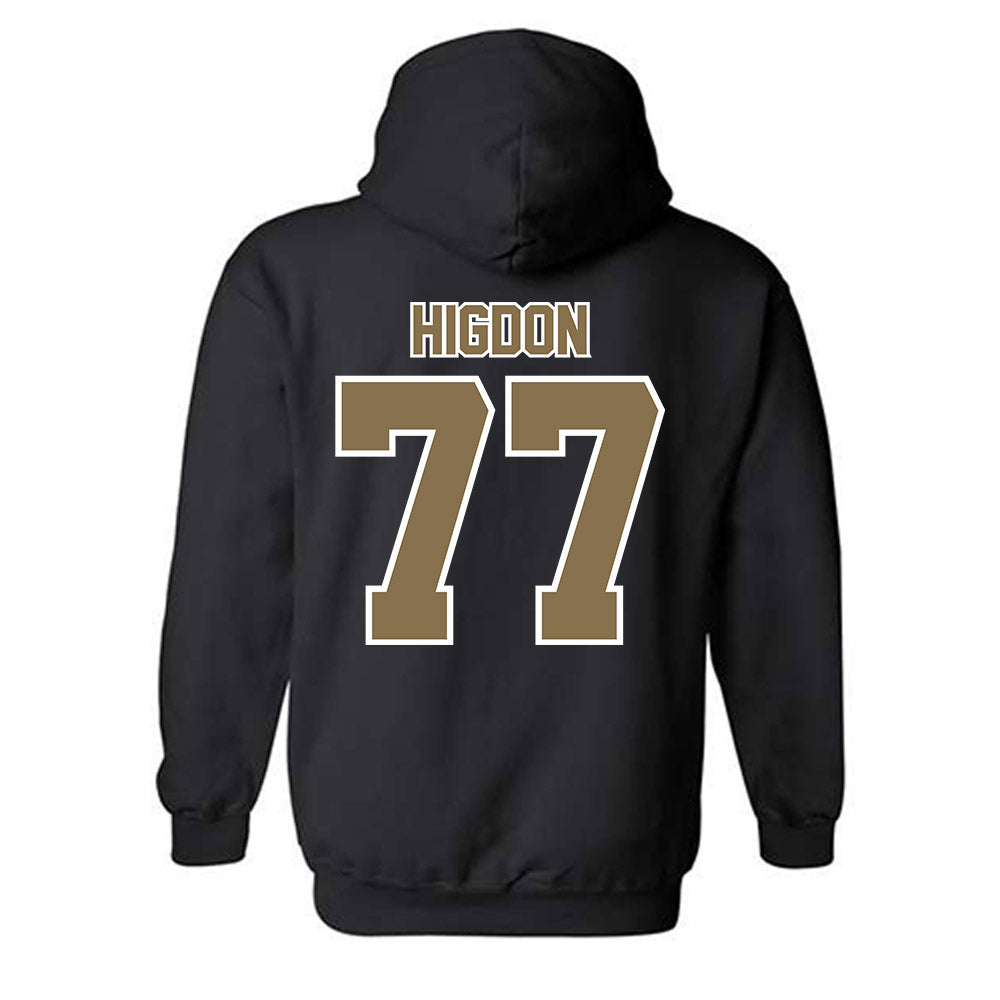 Bryant - NCAA Men's Lacrosse : Gunnar Higdon - Classic Shersey Hooded Sweatshirt-1