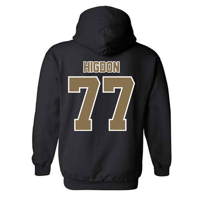 Bryant - NCAA Men's Lacrosse : Gunnar Higdon - Classic Shersey Hooded Sweatshirt-1