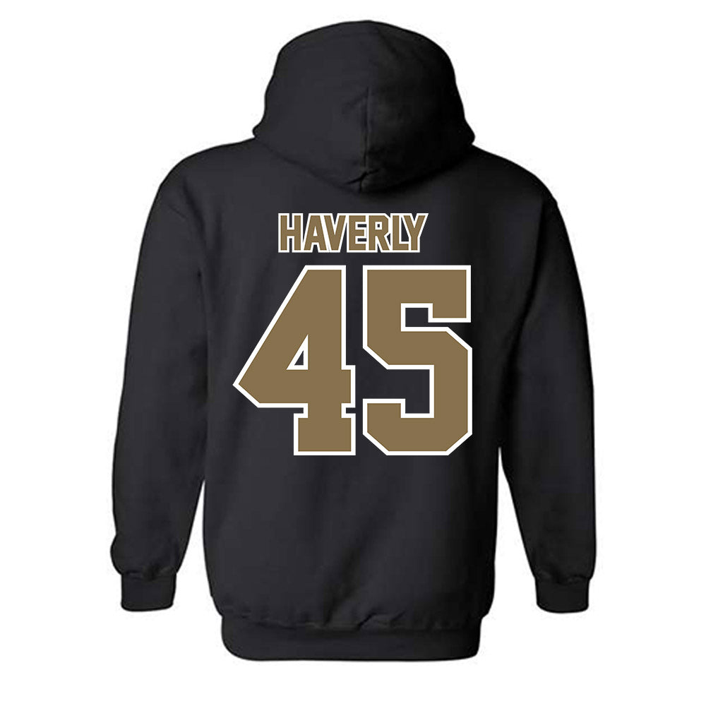 Bryant - NCAA Men's Lacrosse : Justin Haverly - Classic Shersey Hooded Sweatshirt-1