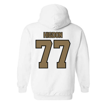 Bryant - NCAA Men's Lacrosse : Gunnar Higdon - Classic Shersey Hooded Sweatshirt-1