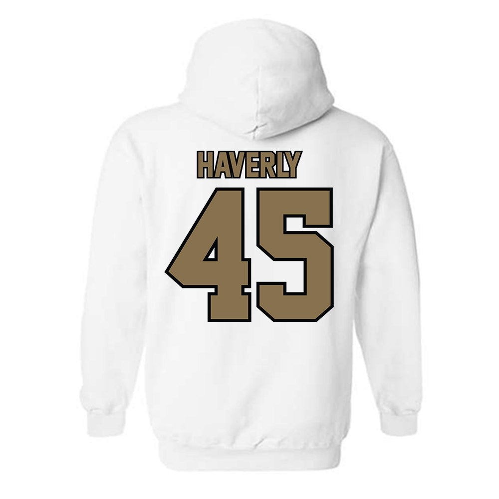 Bryant - NCAA Men's Lacrosse : Justin Haverly - Classic Shersey Hooded Sweatshirt-1