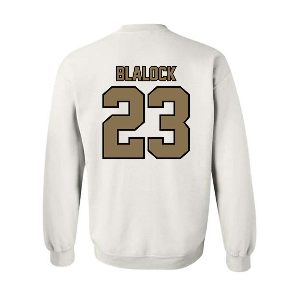 Bryant - NCAA Men's Lacrosse : Tyson Blalock - Classic Shersey Crewneck Sweatshirt-1