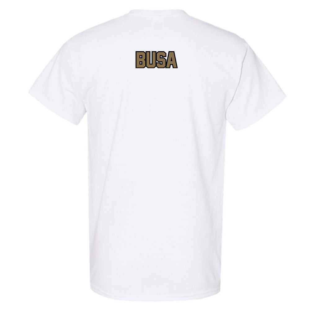 Bryant - NCAA Men's Swimming & Diving : Lincoln Busa - Classic Shersey T-Shirt-1