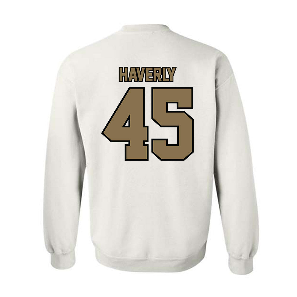 Bryant - NCAA Men's Lacrosse : Justin Haverly - Classic Shersey Crewneck Sweatshirt-1