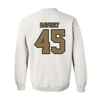Bryant - NCAA Men's Lacrosse : Justin Haverly - Classic Shersey Crewneck Sweatshirt-1