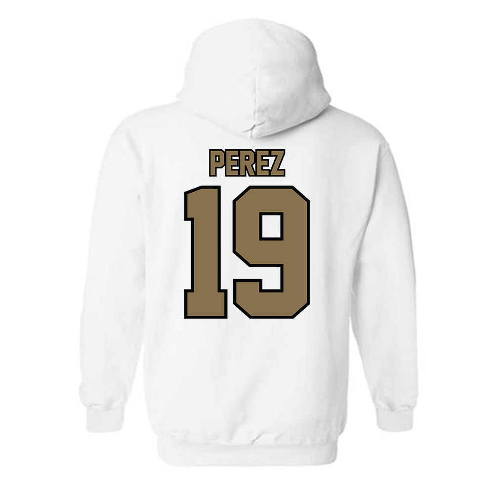 Bryant - NCAA Football : AJ Perez - Classic Shersey Hooded Sweatshirt-1