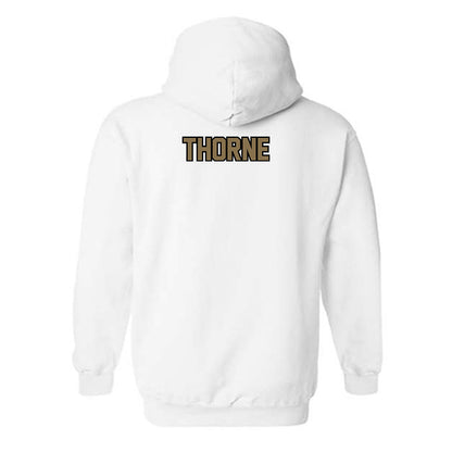 Bryant - NCAA Men's Track & Field : Aidan Thorne - Classic Shersey Hooded Sweatshirt-1