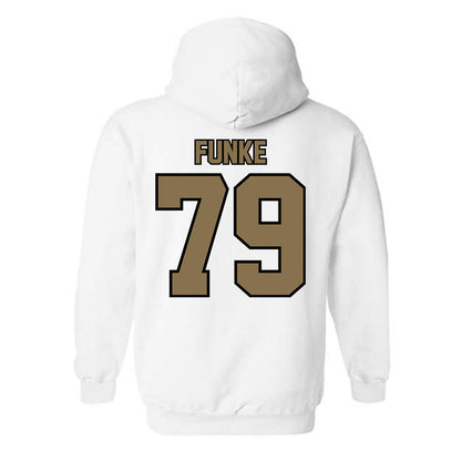 Bryant - NCAA Football : Jack Funke - Classic Shersey Hooded Sweatshirt-1