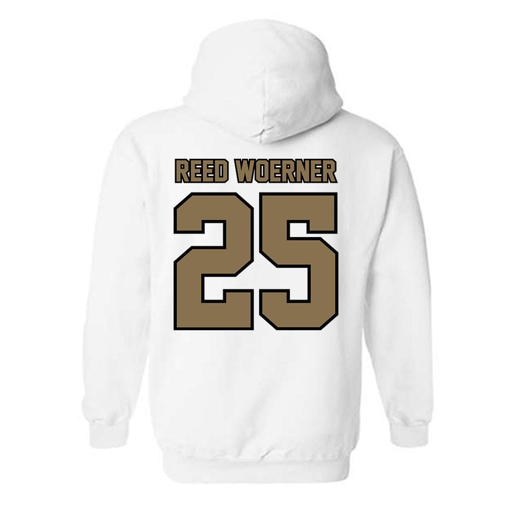 Bryant - NCAA Men's Basketball : Reed Woerner Reed Woerner - Classic Shersey Hooded Sweatshirt-1