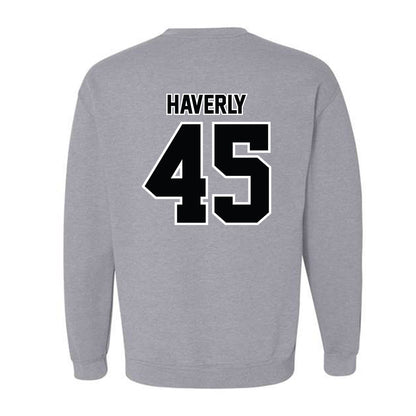 Bryant - NCAA Men's Lacrosse : Justin Haverly - Classic Shersey Crewneck Sweatshirt-1