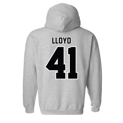 Bryant - NCAA Men's Lacrosse : Kijana Lloyd - Classic Shersey Hooded Sweatshirt-1