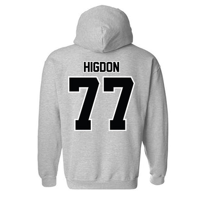 Bryant - NCAA Men's Lacrosse : Gunnar Higdon - Classic Shersey Hooded Sweatshirt-1