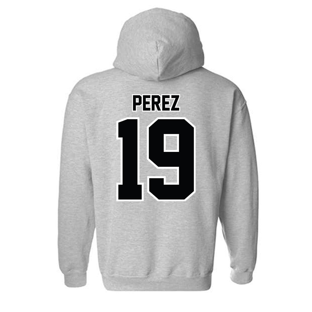 Bryant - NCAA Football : AJ Perez - Classic Shersey Hooded Sweatshirt-1