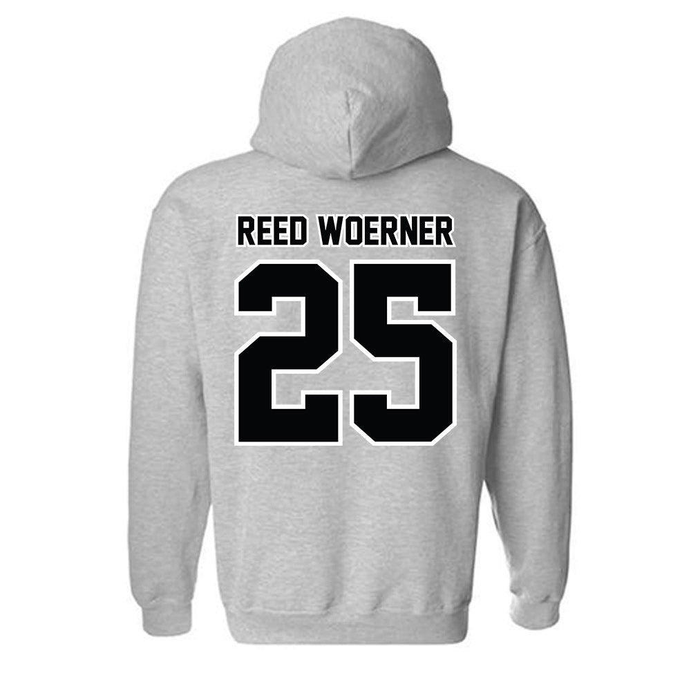 Bryant - NCAA Men's Basketball : Reed Woerner Reed Woerner - Classic Shersey Hooded Sweatshirt-1