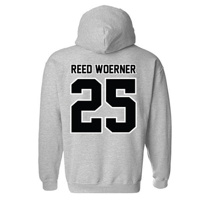 Bryant - NCAA Men's Basketball : Reed Woerner Reed Woerner - Classic Shersey Hooded Sweatshirt-1