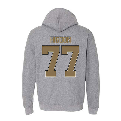 Bryant - NCAA Men's Lacrosse : Gunnar Higdon - Classic Shersey Hooded Sweatshirt-1