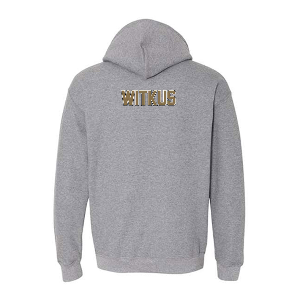 Bryant - NCAA Women's Swimming & Diving : Amanda Witkus - Classic Shersey Hooded Sweatshirt-1