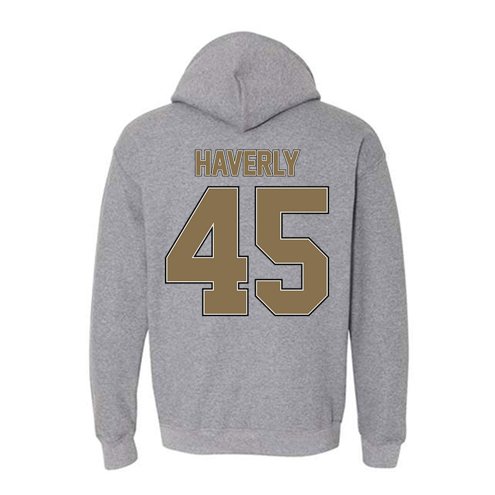 Bryant - NCAA Men's Lacrosse : Justin Haverly - Classic Shersey Hooded Sweatshirt-1