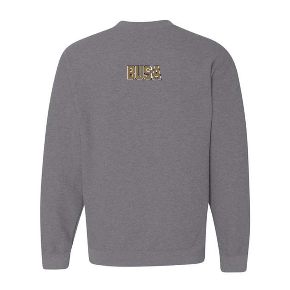 Bryant - NCAA Men's Swimming & Diving : Lincoln Busa - Classic Shersey Crewneck Sweatshirt-1