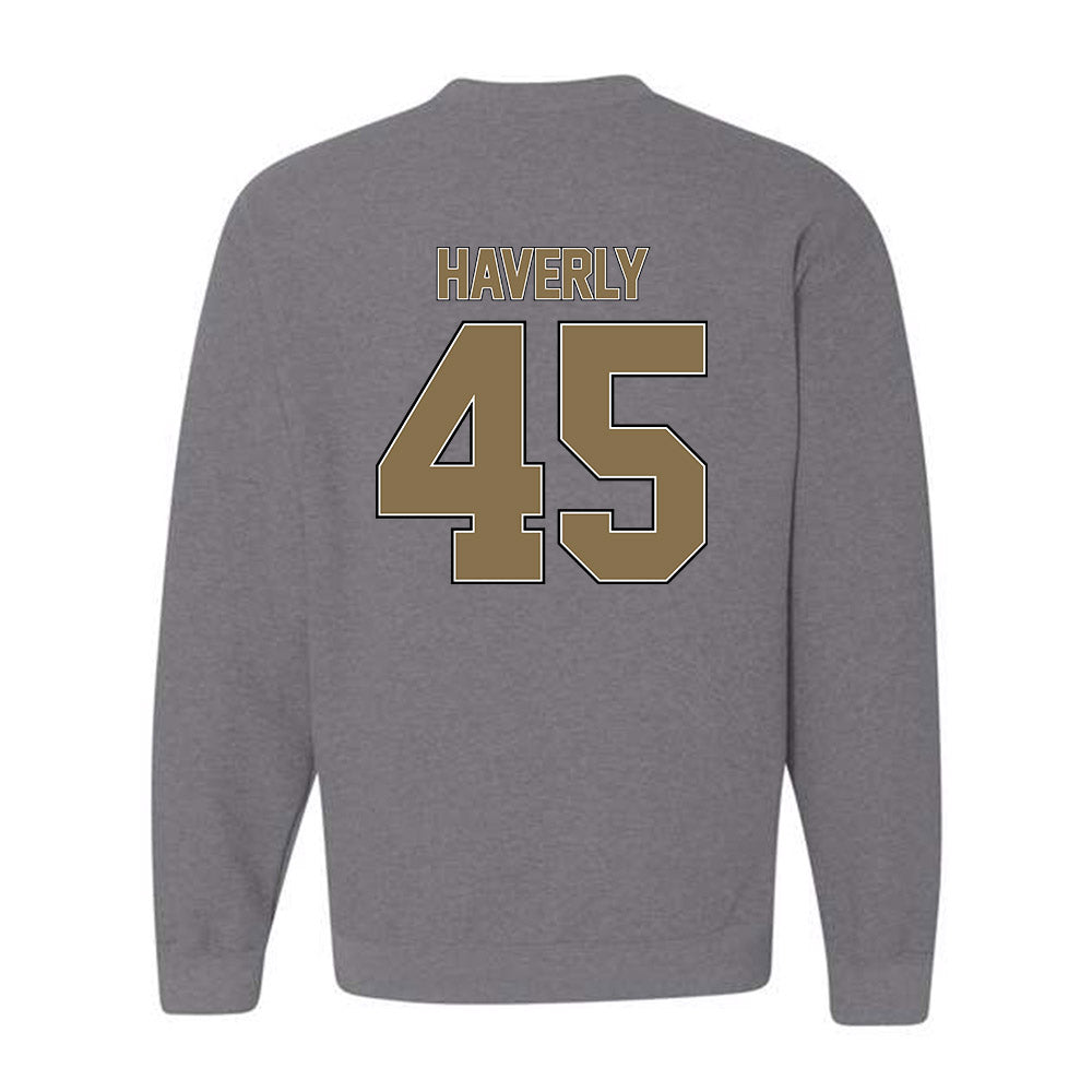 Bryant - NCAA Men's Lacrosse : Justin Haverly - Classic Shersey Crewneck Sweatshirt-1