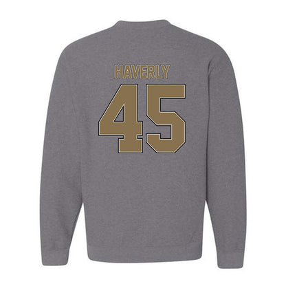 Bryant - NCAA Men's Lacrosse : Justin Haverly - Classic Shersey Crewneck Sweatshirt-1