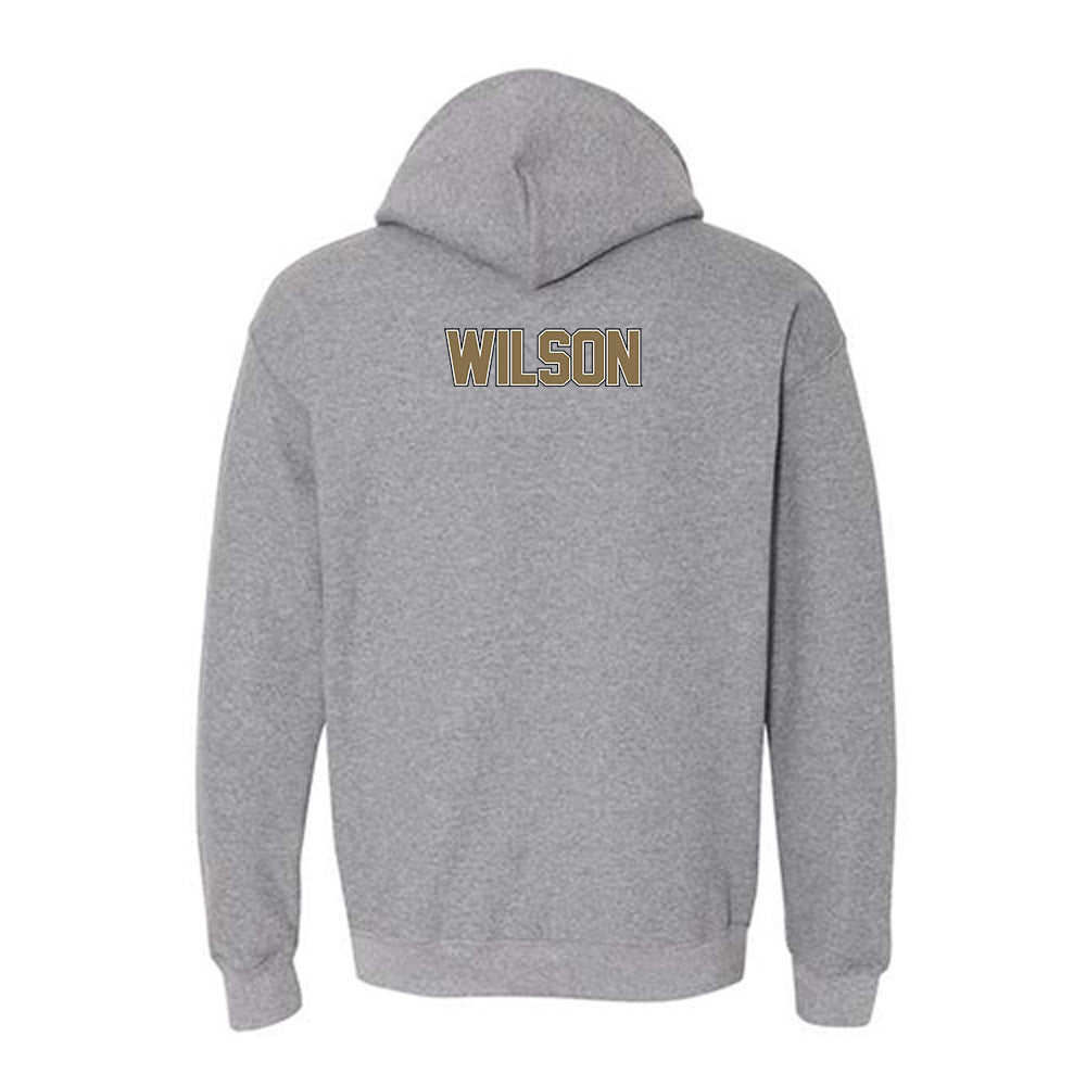 Bryant - NCAA Men's Track & Field : Avery Wilson - Classic Shersey Hooded Sweatshirt-3