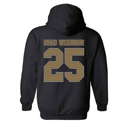 Bryant - NCAA Men's Basketball : Reed Woerner Reed Woerner - Classic Shersey Hooded Sweatshirt-1