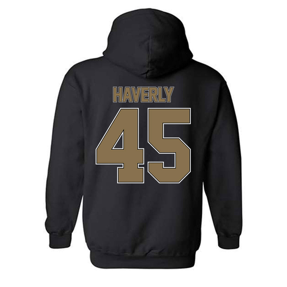 Bryant - NCAA Men's Lacrosse : Justin Haverly - Classic Shersey Hooded Sweatshirt-1